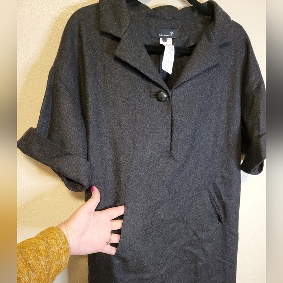 Isabel Marant 90% Wool 10% Cashmere Women's Long Tunic Sweater Top Black Size 1 - Picture 10 of 12